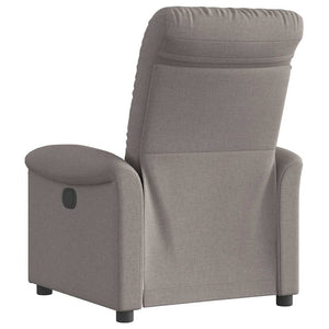 Πολυθρόνα Ανακλινόμενη Taupe Υφασμάτινη - Pakobazaar