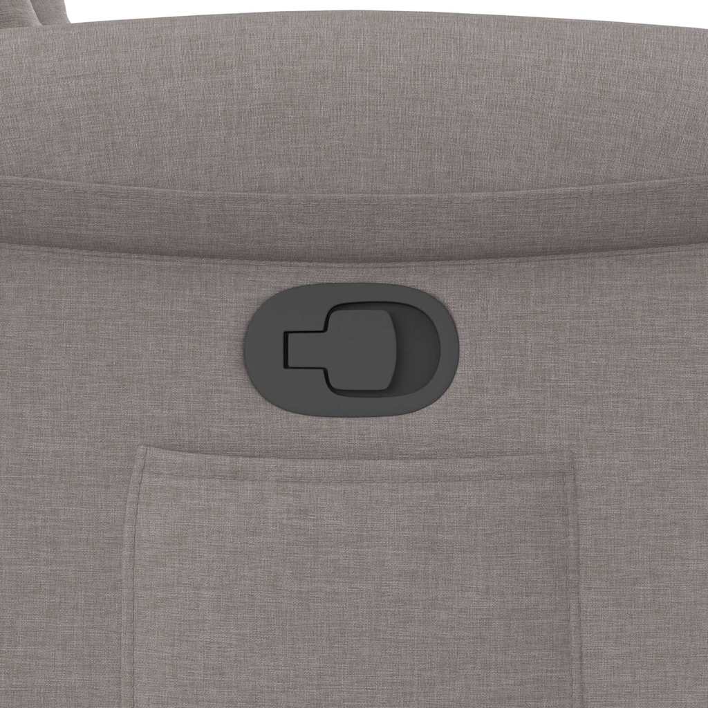 Πολυθρόνα Ανακλινόμενη Taupe Υφασμάτινη - Pakobazaar