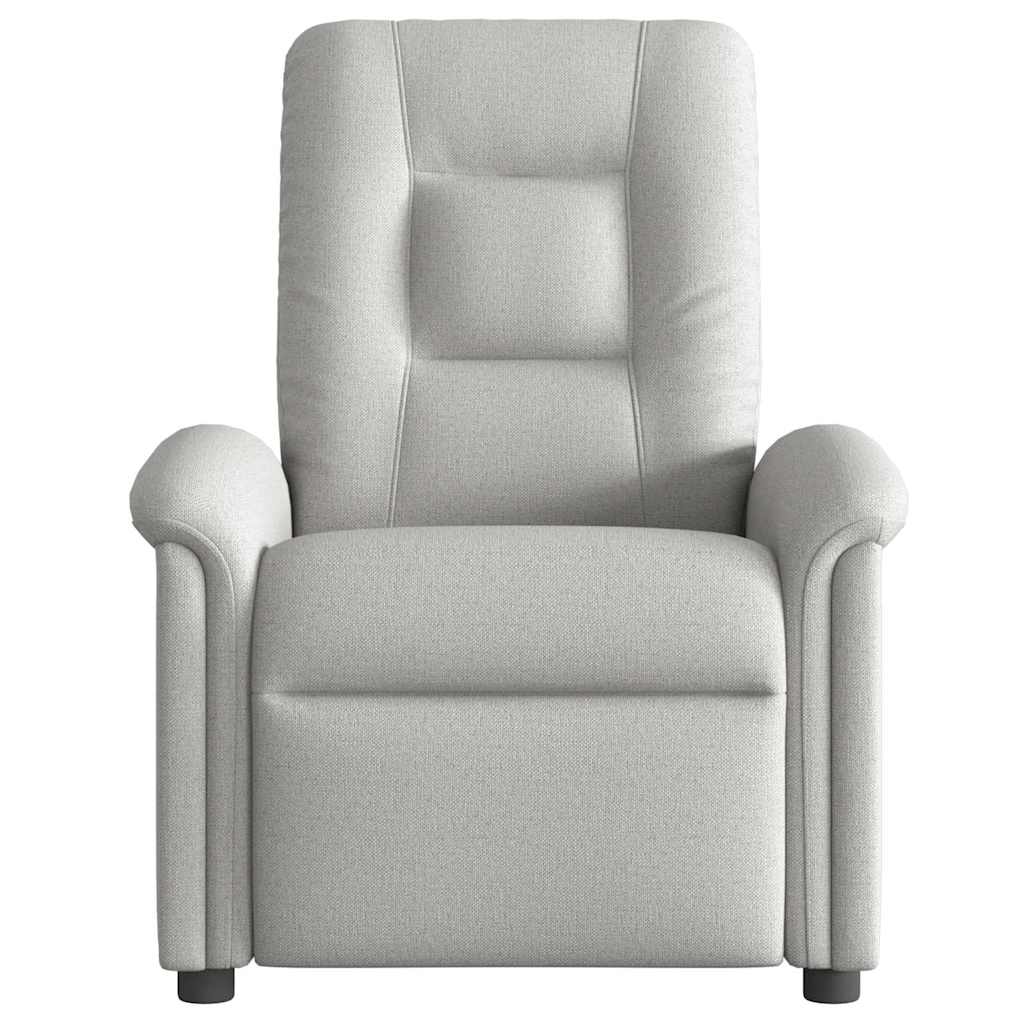 καρέκλα ανάκλισης μασάζ Cloud Grey Fabric - Pakobazaar