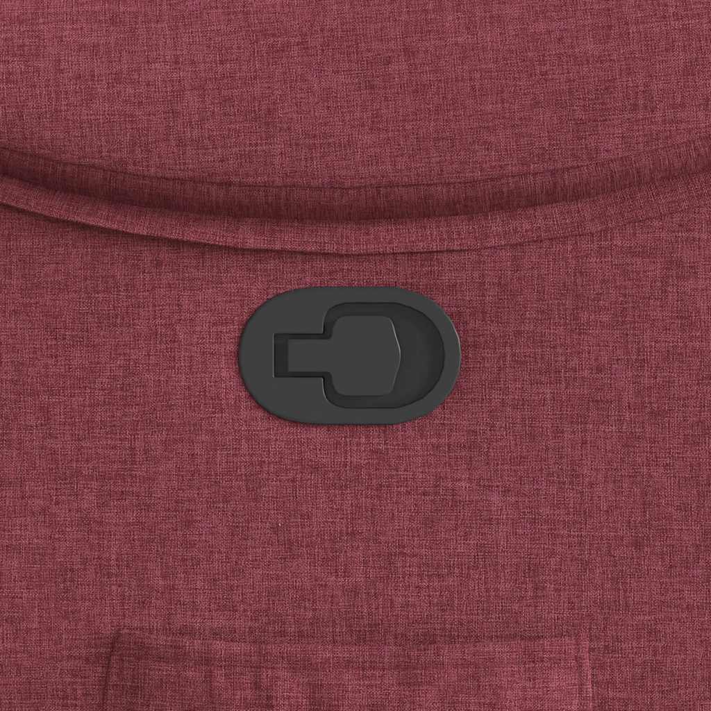 Πολυθρόνα Ανακλινόμενη Μπορντό Υφασμάτινη - Pakobazaar