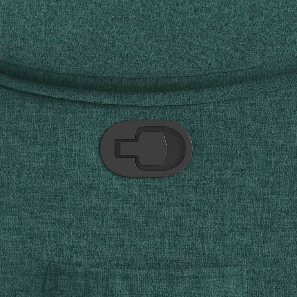 Πολυθρόνα Ανακλινόμενη Σκούρο Πράσινο Υφασμάτινη