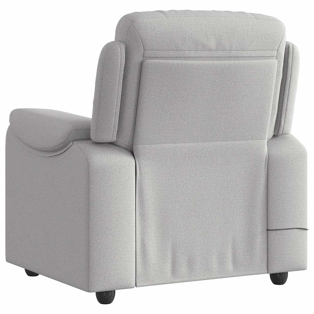 καρέκλα ανάκλισης μασάζ Cloud Grey Fabric