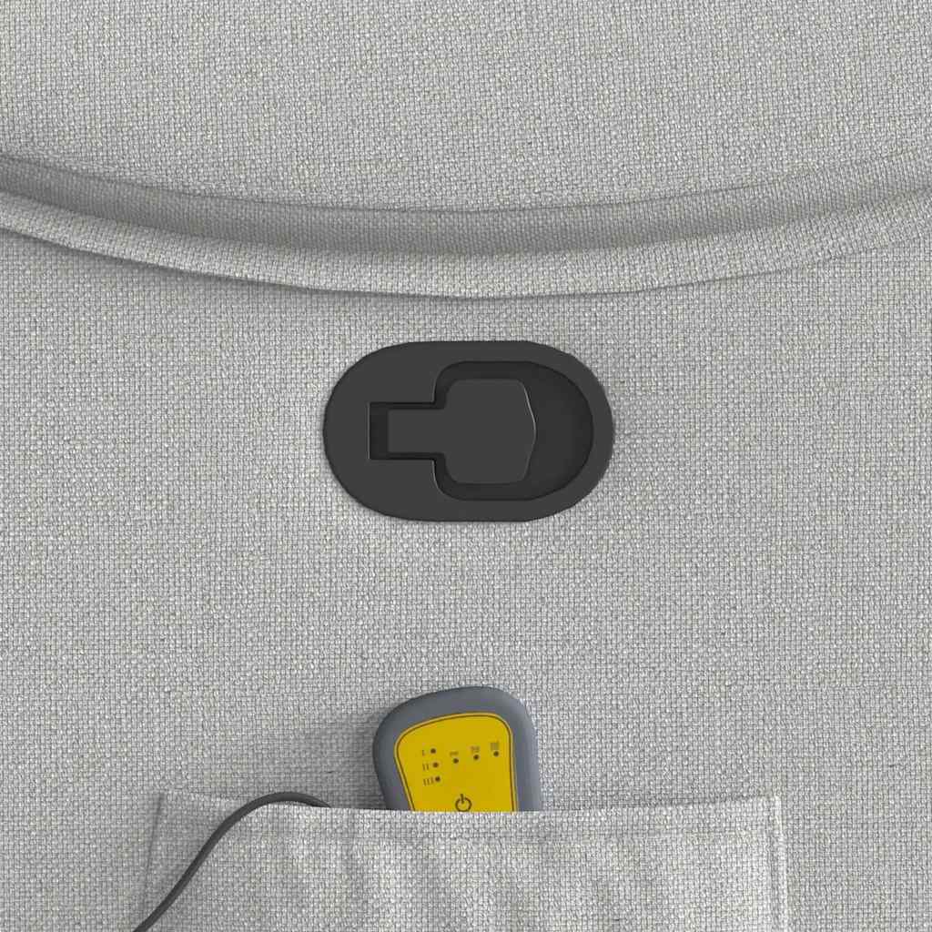 καρέκλα ανάκλισης μασάζ Cloud Grey Fabric