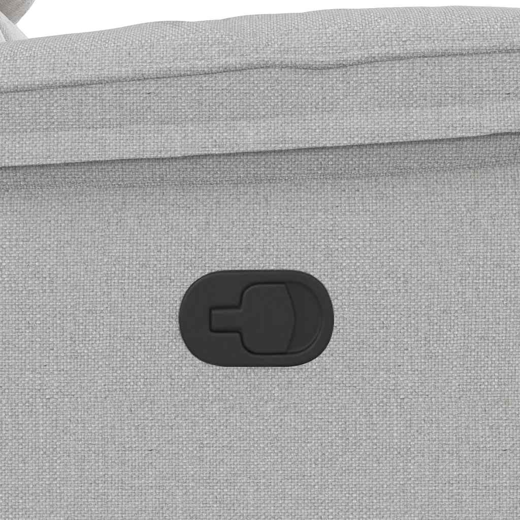 Ανακλινόμενη καρέκλα Γκρι σύννεφο Ύφασμα