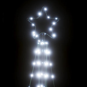 Χριστουγεννιάτικο δέντρο LED 363 LED Ψυχρό Λευκό 182 εκ.