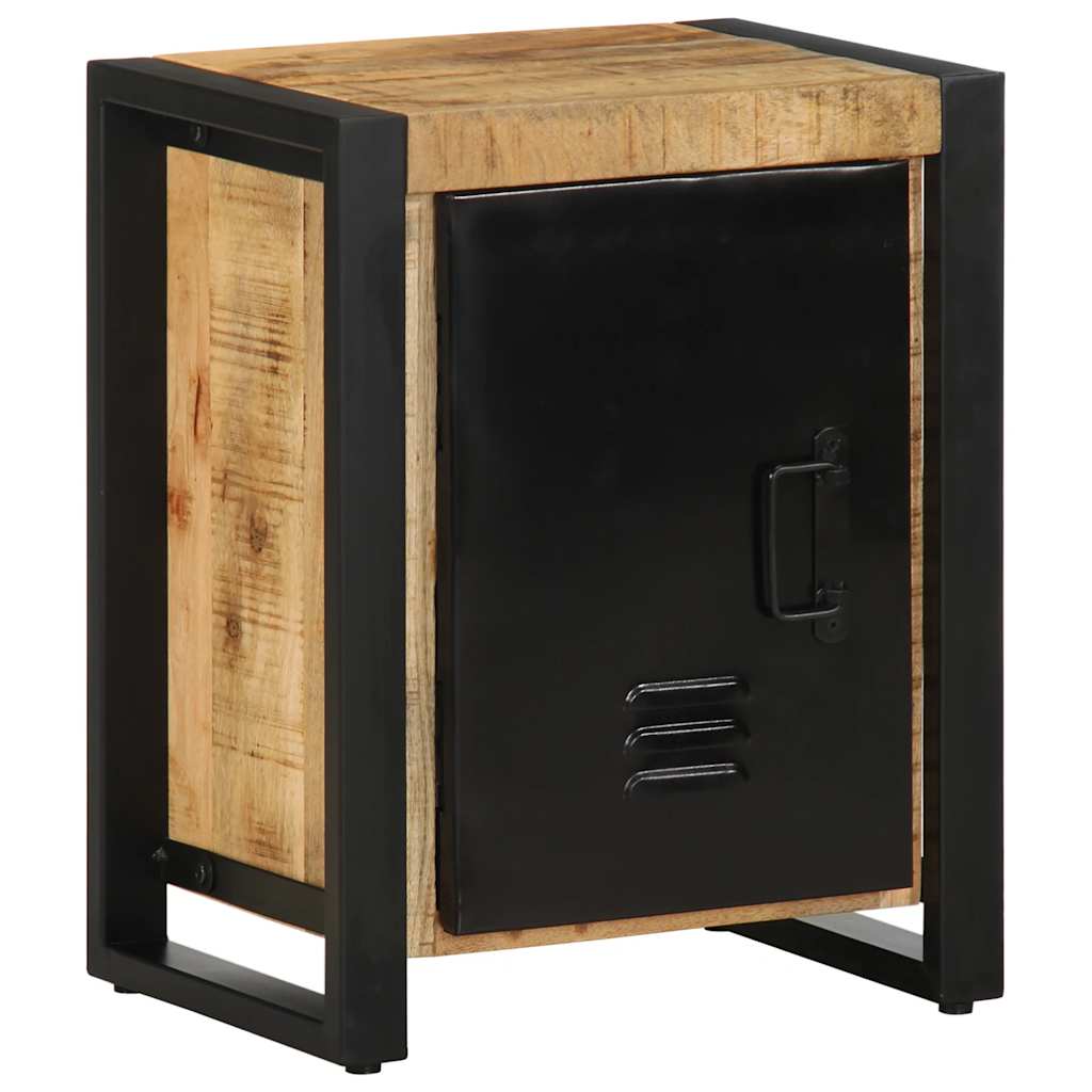 Κομοδίνο 40x30x51 cm Στερεό ακατέργαστο ξύλο Μάνγκο