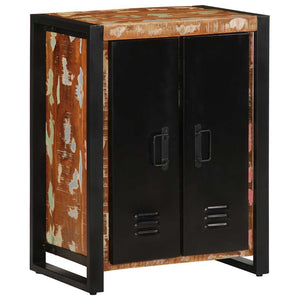 Σκευοθήκη Πολύχρωμο 55x35x70 cm Ξύλο μασίφ αναγεννημένο - Pakobazaar