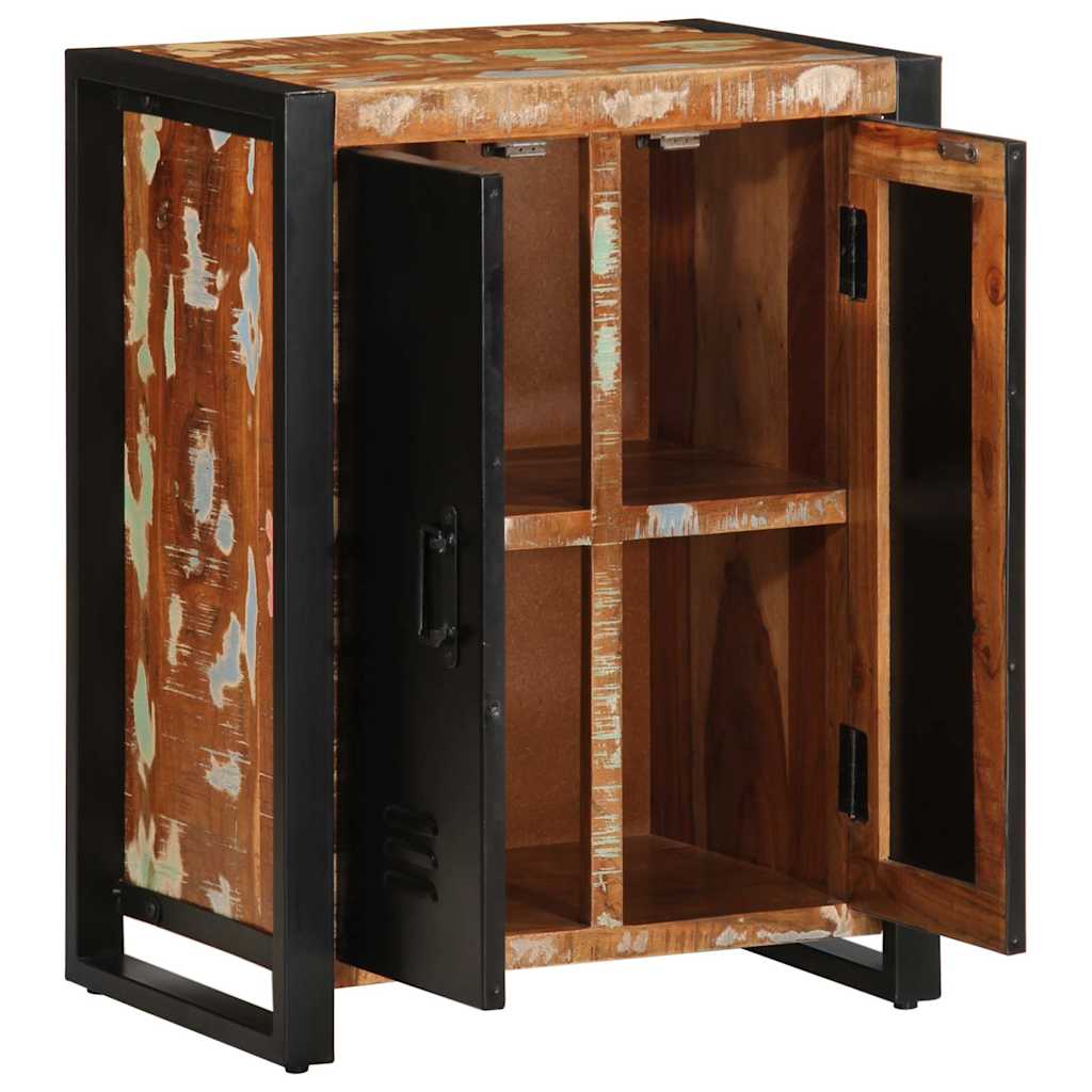 Σκευοθήκη Πολύχρωμο 55x35x70 cm Ξύλο μασίφ αναγεννημένο - Pakobazaar