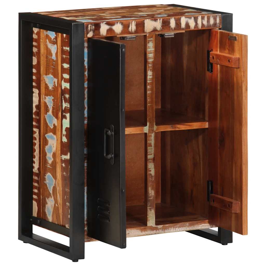 Σκευοθήκη Πολύχρωμο 55x35x70 cm Ξύλο μασίφ αναγεννημένο - Pakobazaar