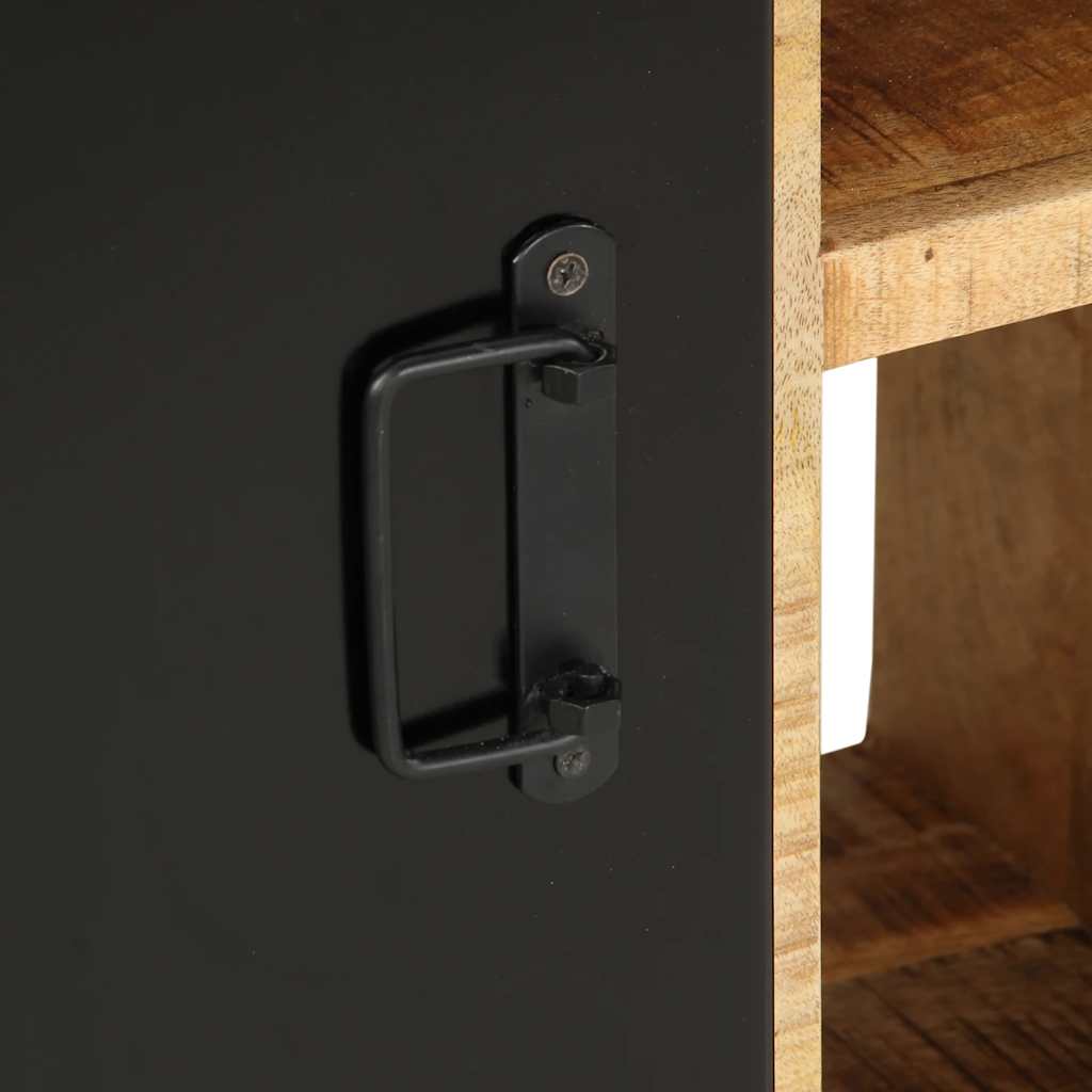 Μπουφές 55x35x70 εκ. από Μασίφ Ακατέργαστο Ξύλο Μάνγκο - Pakobazaar