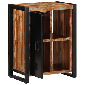 Σκευοθήκη Πολύχρωμο 55x35x70 cm Ξύλο μασίφ αναγεννημένο