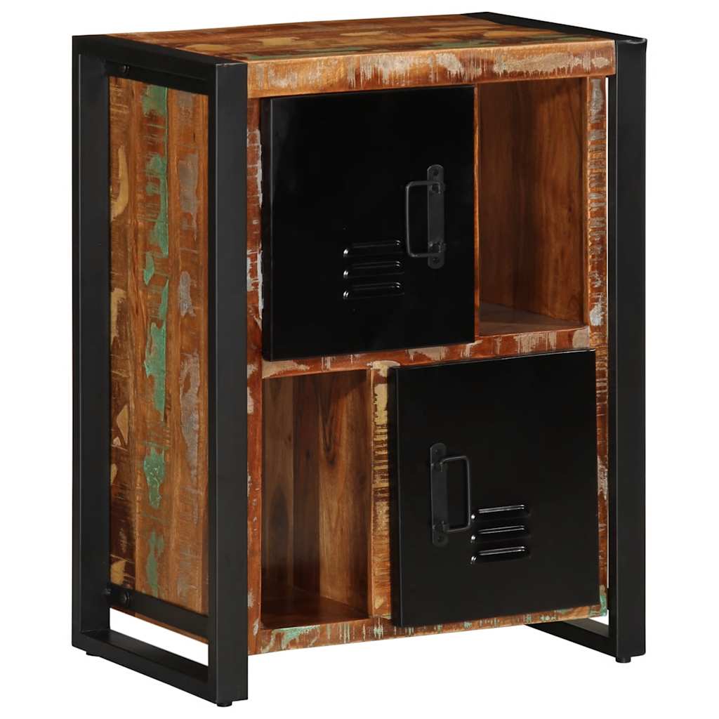 Σκευοθήκη Πολύχρωμο 55x35x70 cm Ξύλο μασίφ αναγεννημένο