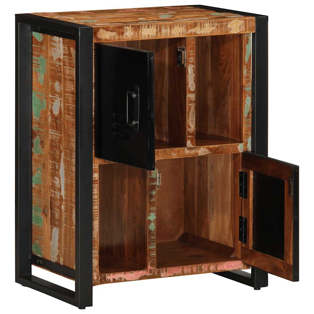 Σκευοθήκη Πολύχρωμο 55x35x70 cm Ξύλο μασίφ αναγεννημένο