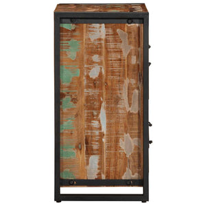 Σκευοθήκη Πολύχρωμο 55x35x70 cm Ξύλο μασίφ αναγεννημένο