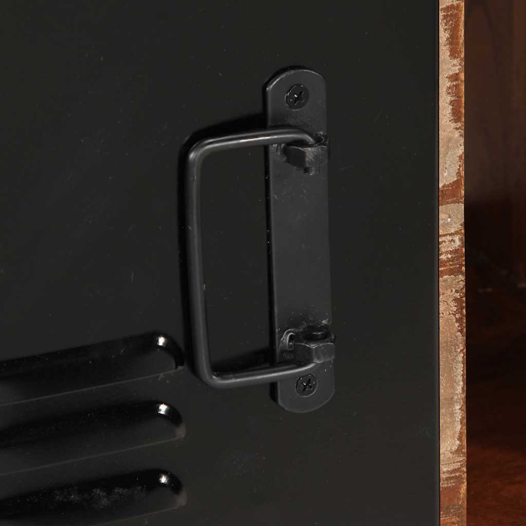 Σκευοθήκη Πολύχρωμο 55x35x70 cm Ξύλο μασίφ αναγεννημένο