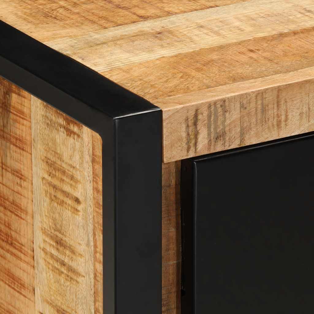 ντουλάπι τηλεόρασης  80x30x40 cm Στερεό ακατέργαστο ξύλο Mango - Pakobazaar