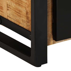 ντουλάπι τηλεόρασης  80x30x40 cm Στερεό ακατέργαστο ξύλο Mango - Pakobazaar