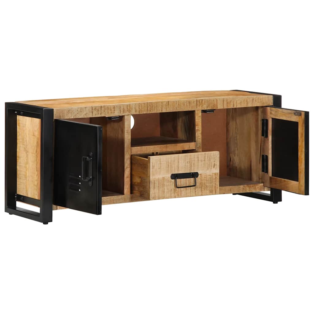 Ντουλάπι τηλεόρασης 100x30x40 cm Στερεό ακατέργαστο ξύλο Mango