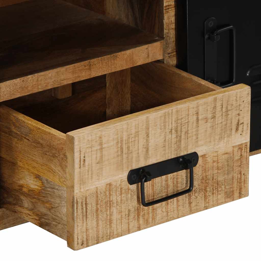 Ντουλάπι τηλεόρασης 100x30x40 cm Στερεό ακατέργαστο ξύλο Mango