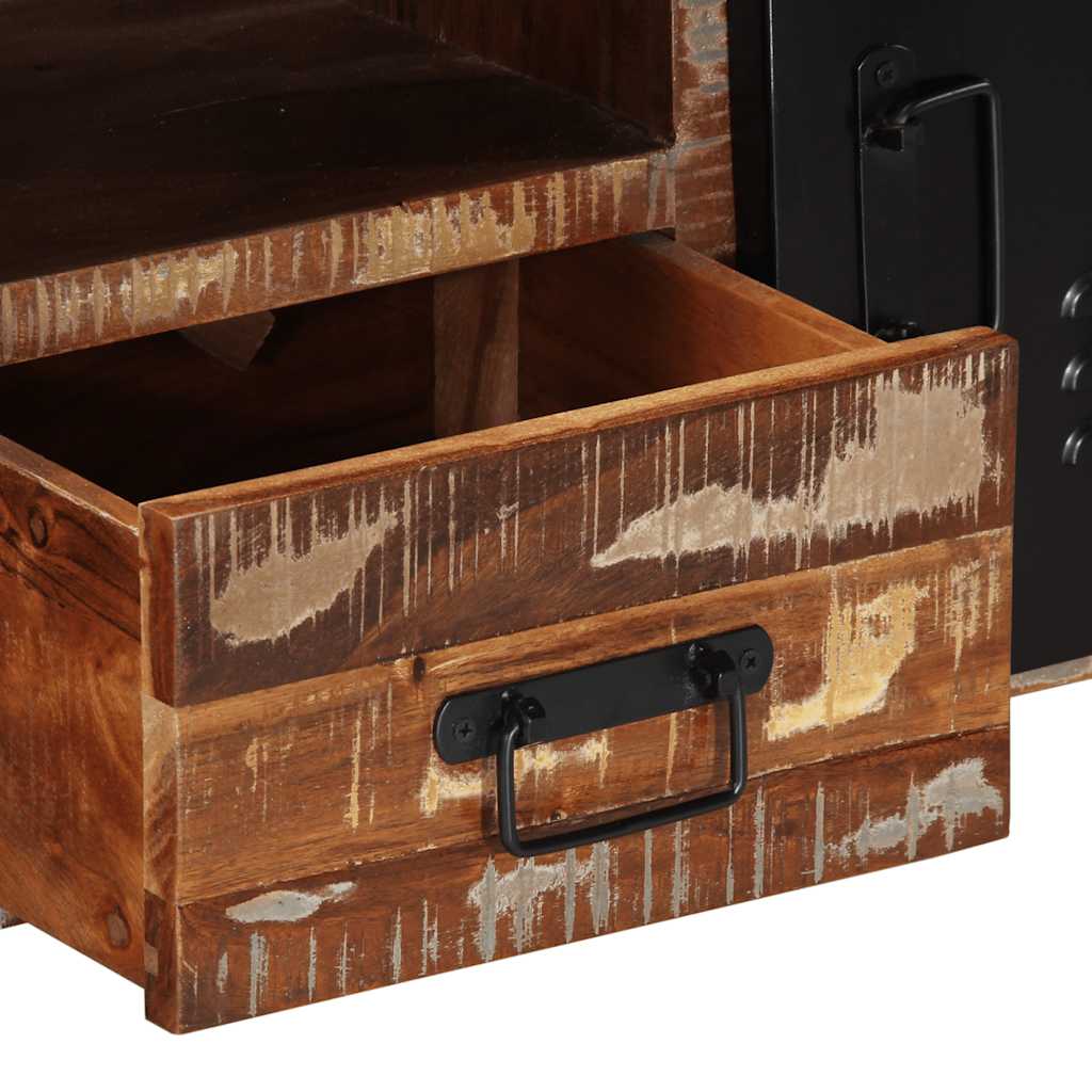 ντουλάπι τηλεόρασης  100x30x40 cm από μασίφ ξύλο αναγεννημένο
