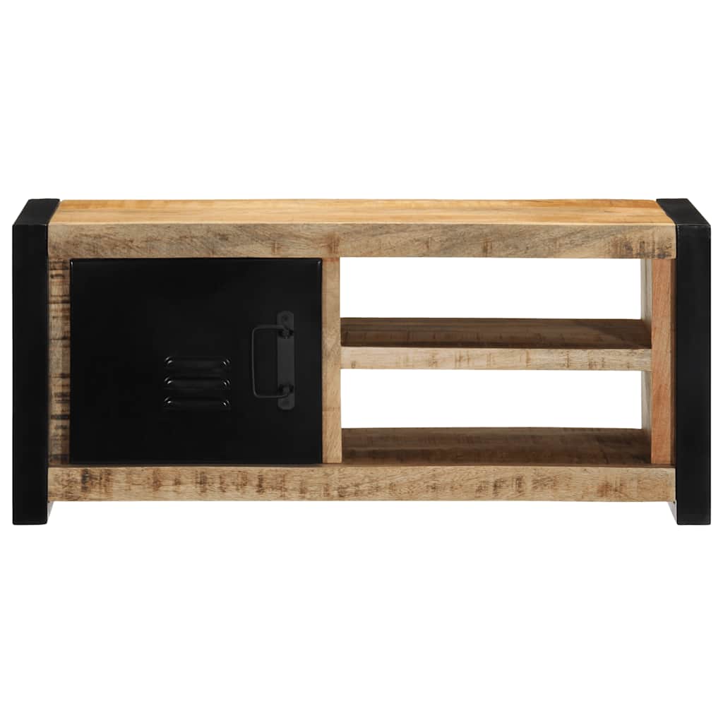 ντουλάπι τηλεόρασης  80x30x35 cm Στερεό ακατέργαστο ξύλο Mango - Pakobazaar