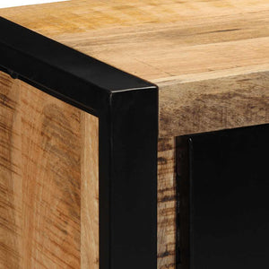 ντουλάπι τηλεόρασης  80x30x35 cm Στερεό ακατέργαστο ξύλο Mango - Pakobazaar