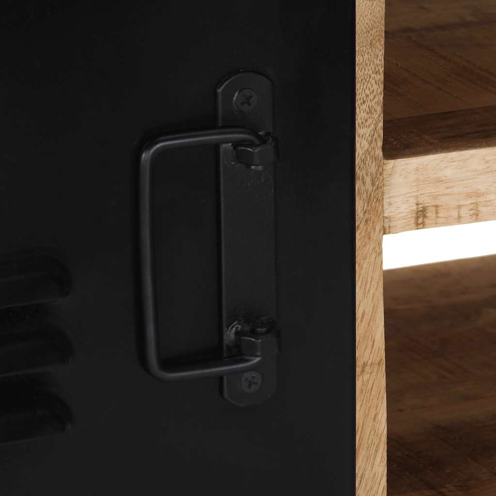 ντουλάπι τηλεόρασης  80x30x35 cm Στερεό ακατέργαστο ξύλο Mango - Pakobazaar