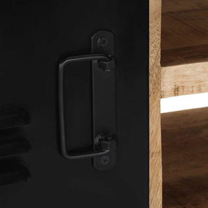 ντουλάπι τηλεόρασης  80x30x35 cm Στερεό ακατέργαστο ξύλο Mango - Pakobazaar