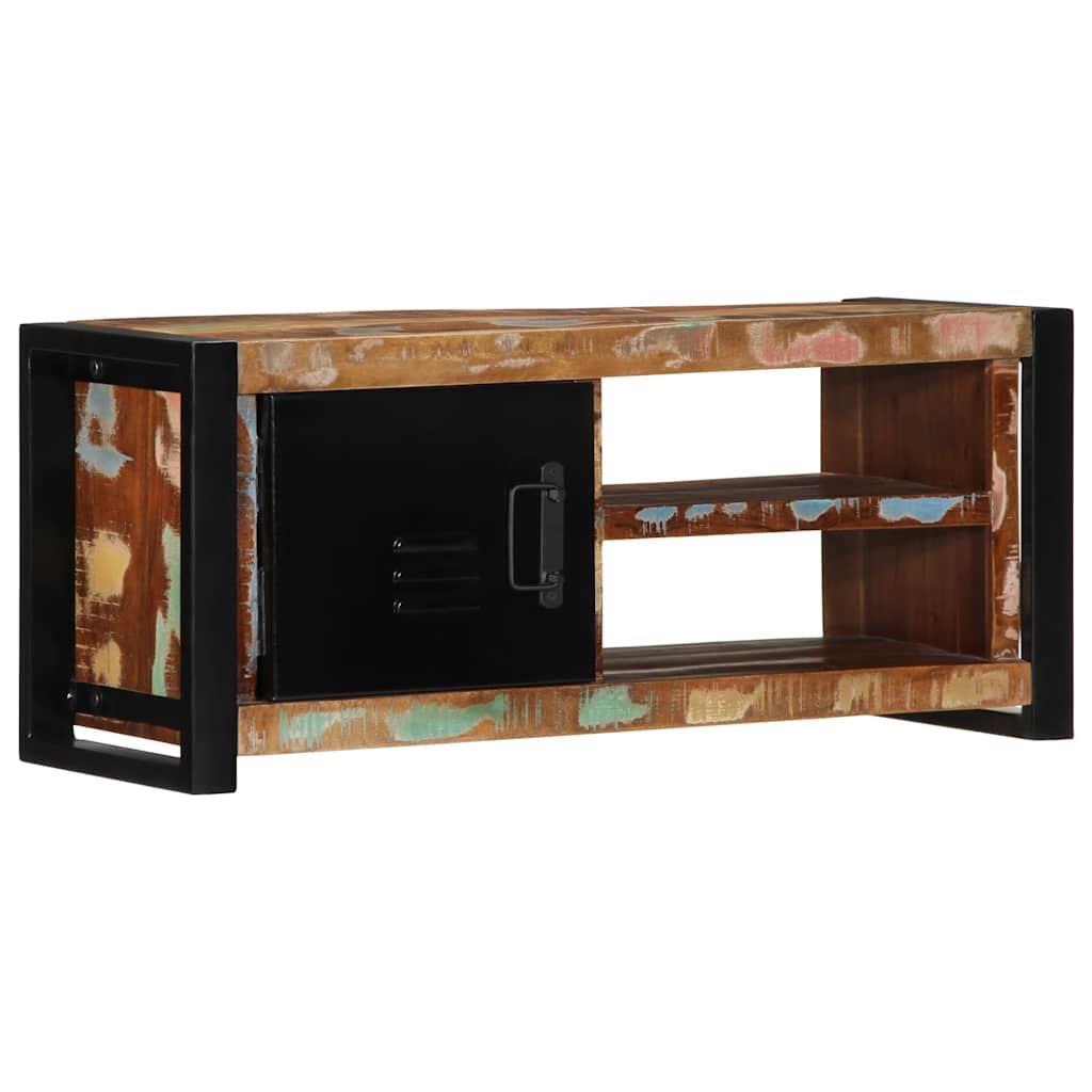 ντουλάπι τηλεόρασης  80x30x35 cm από μασίφ ξύλο αναγεννημένο