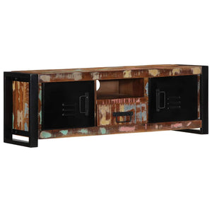 ντουλάπι τηλεόρασης  100x30x35 cm από μασίφ ξύλο αναγεννημένο