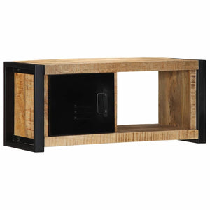 ντουλάπι τηλεόρασης  80x30x35 cm Στερεό ακατέργαστο ξύλο Mango - Pakobazaar