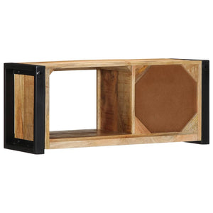 ντουλάπι τηλεόρασης  80x30x35 cm Στερεό ακατέργαστο ξύλο Mango - Pakobazaar