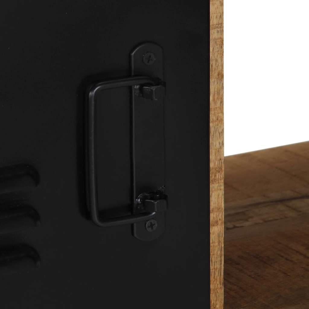 ντουλάπι τηλεόρασης  80x30x35 cm Στερεό ακατέργαστο ξύλο Mango - Pakobazaar