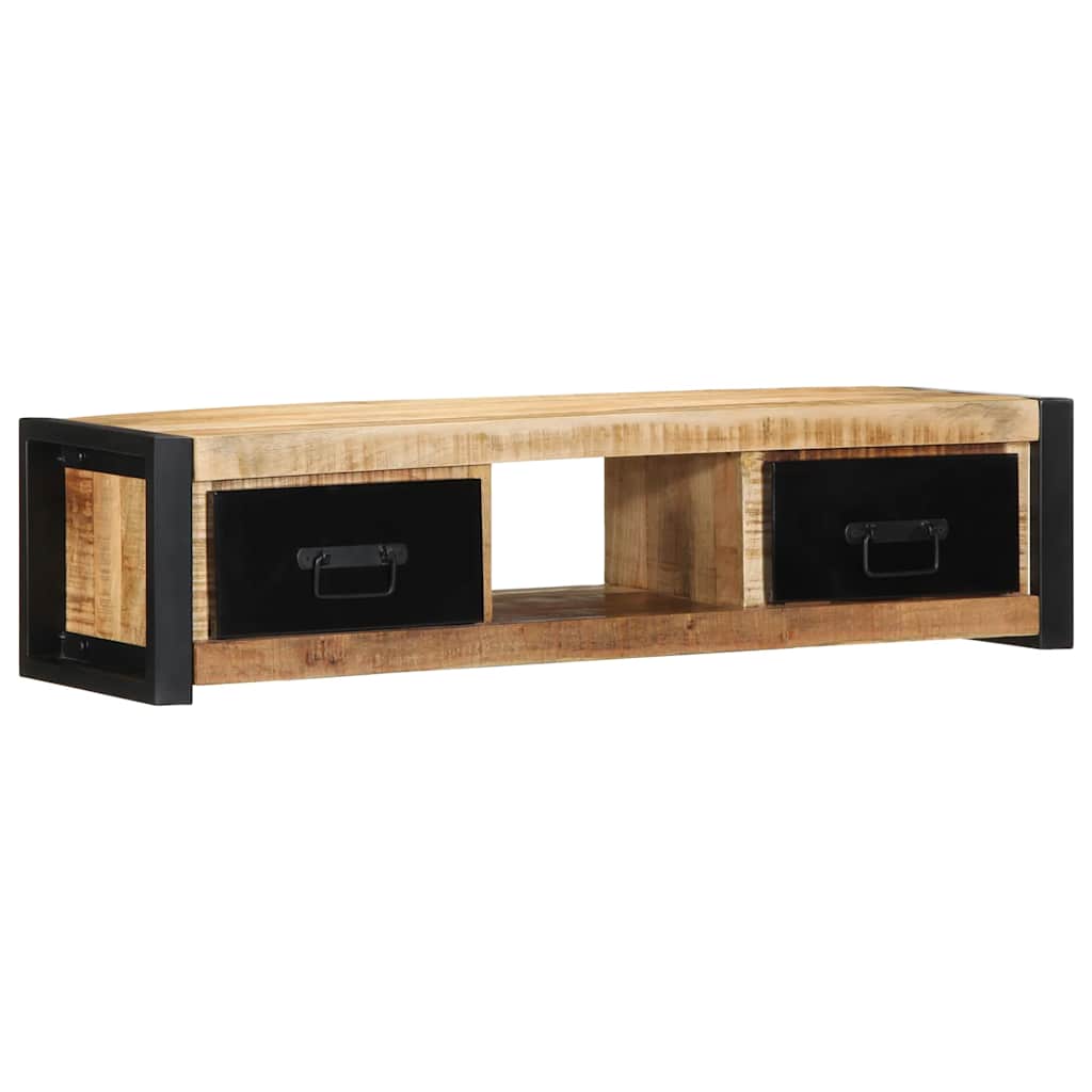 ντουλάπι τηλεόρασης  100x30x25 cm Στερεό ακατέργαστο ξύλο Mango