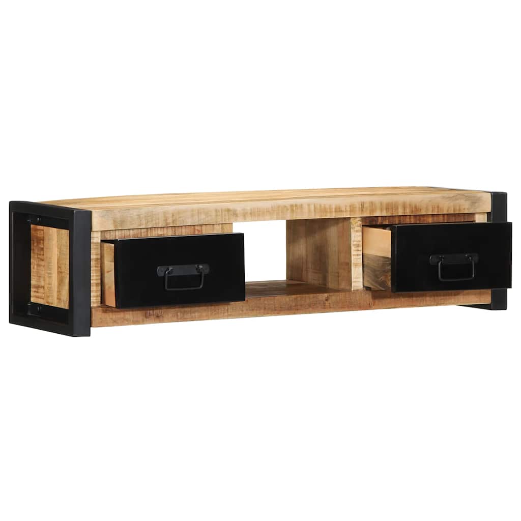 ντουλάπι τηλεόρασης  100x30x25 cm Στερεό ακατέργαστο ξύλο Mango