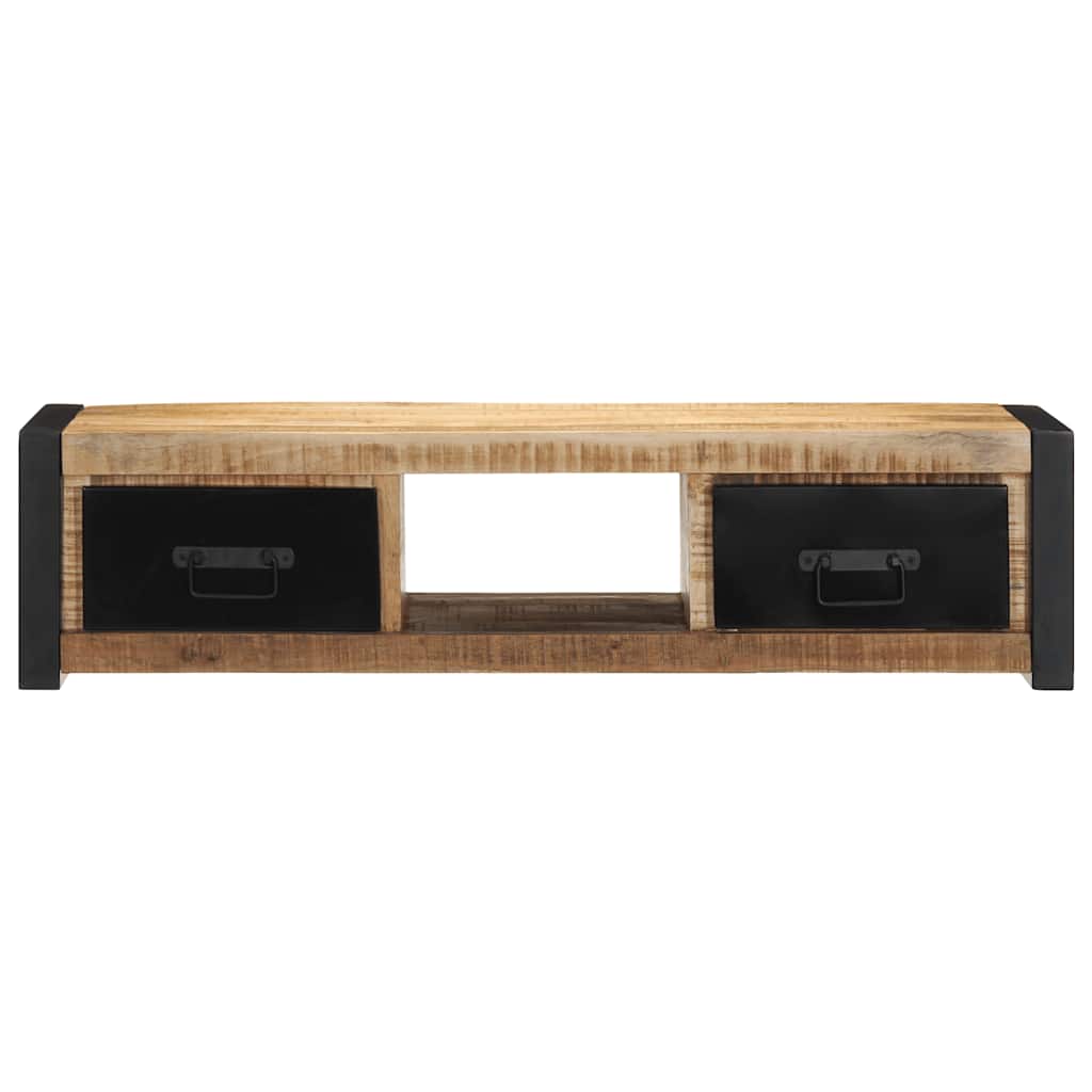 ντουλάπι τηλεόρασης  100x30x25 cm Στερεό ακατέργαστο ξύλο Mango