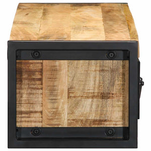 ντουλάπι τηλεόρασης  100x30x25 cm Στερεό ακατέργαστο ξύλο Mango - Pakobazaar