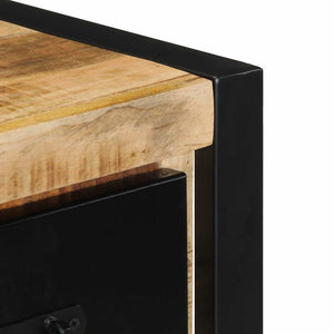 ντουλάπι τηλεόρασης  100x30x25 cm Στερεό ακατέργαστο ξύλο Mango - Pakobazaar