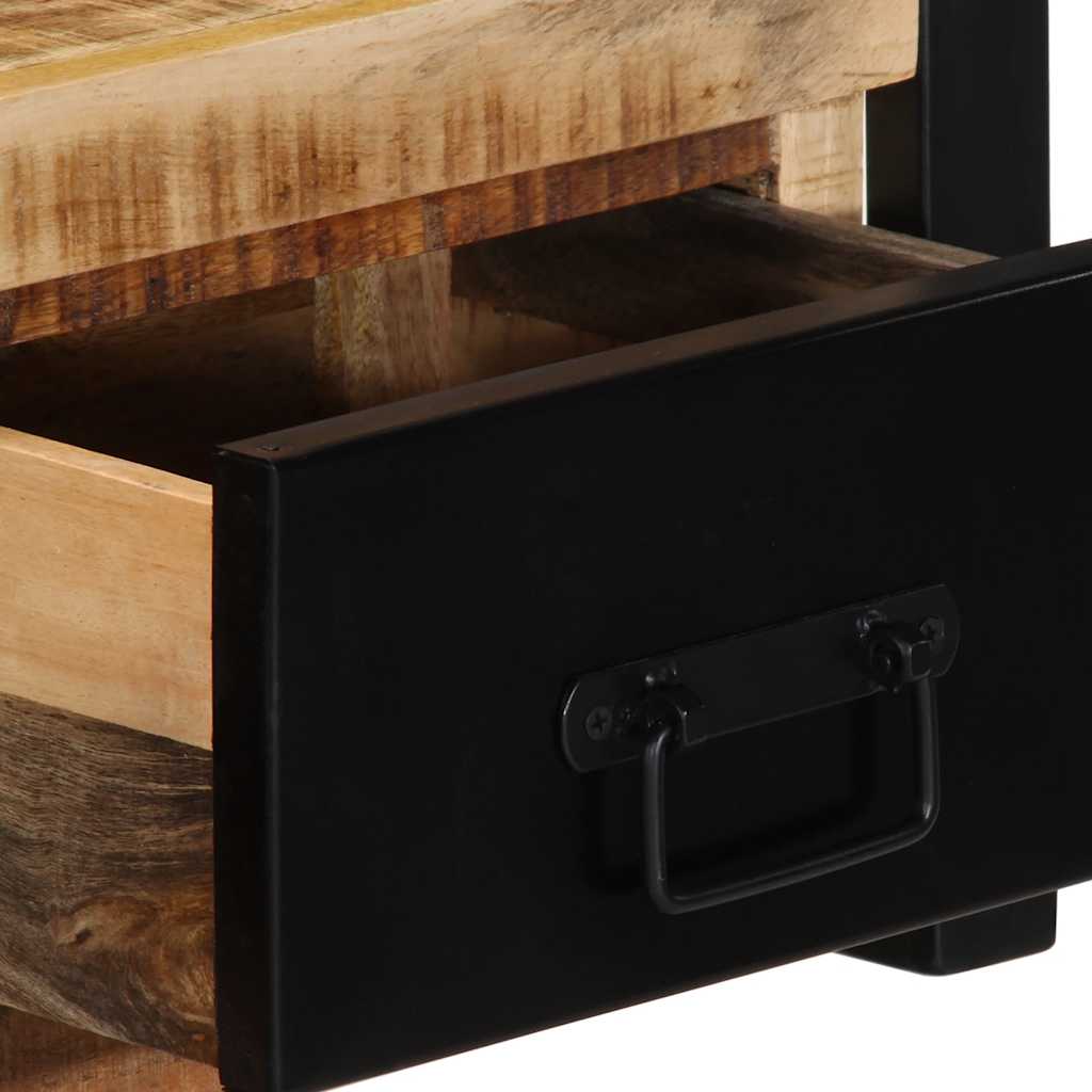 ντουλάπι τηλεόρασης  100x30x25 cm Στερεό ακατέργαστο ξύλο Mango