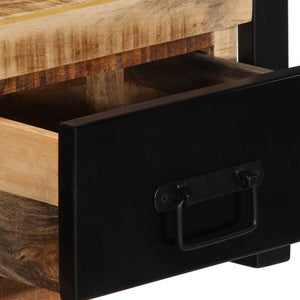 ντουλάπι τηλεόρασης  100x30x25 cm Στερεό ακατέργαστο ξύλο Mango - Pakobazaar