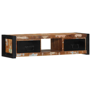 ντουλάπι τηλεόρασης  100x30x25 cm από μασίφ ξύλο αναγεννημένο