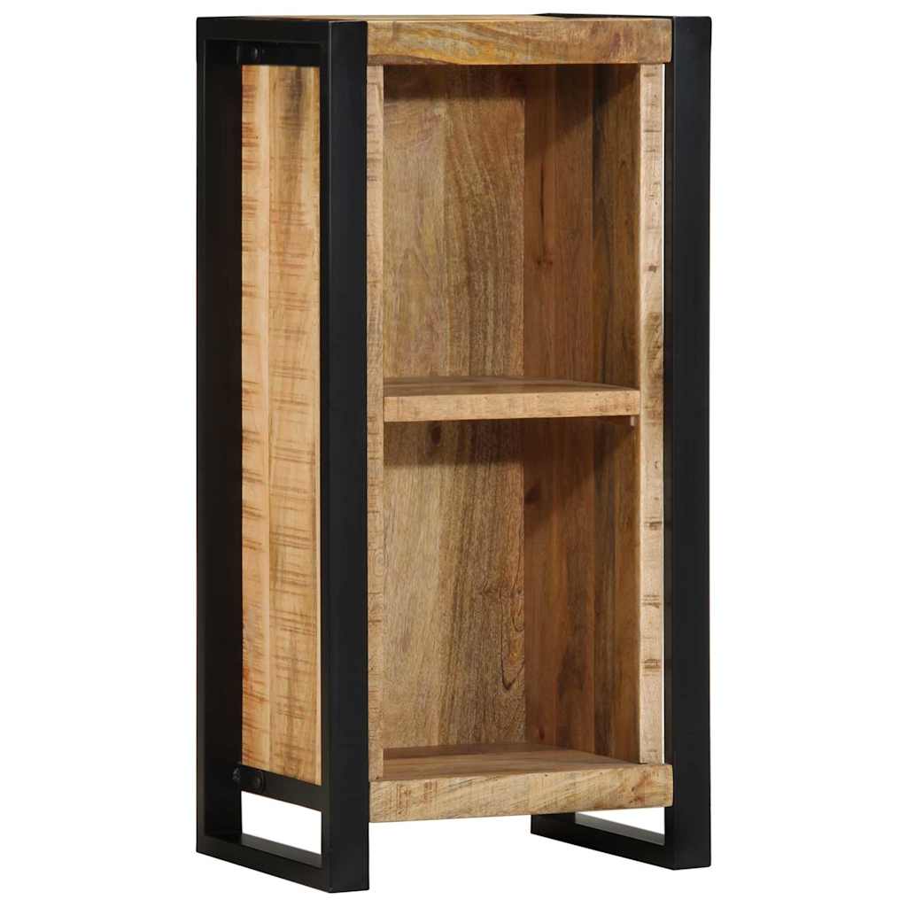 Κομοδίνο με ράφι Καφέ 40 x 30 x 80 εκ. Μασίφ ξύλο μάνγκο