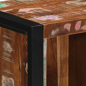 Κομοδίνο 40x30x80 cm από μασίφ ξύλο αναγεννημένο