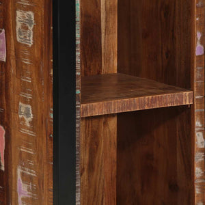 Κομοδίνο 40x30x80 cm από μασίφ ξύλο αναγεννημένο