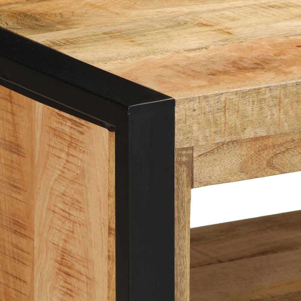 Πάγκος για παπούτσια Καφέ 100 x 40 x 50 cm Μασίφ ξύλο μάνγκο - Pakobazaar