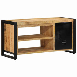 Πάγκος για παπούτσια Καφέ 100 x 40 x 50 cm Μασίφ ξύλο μάνγκο - Pakobazaar