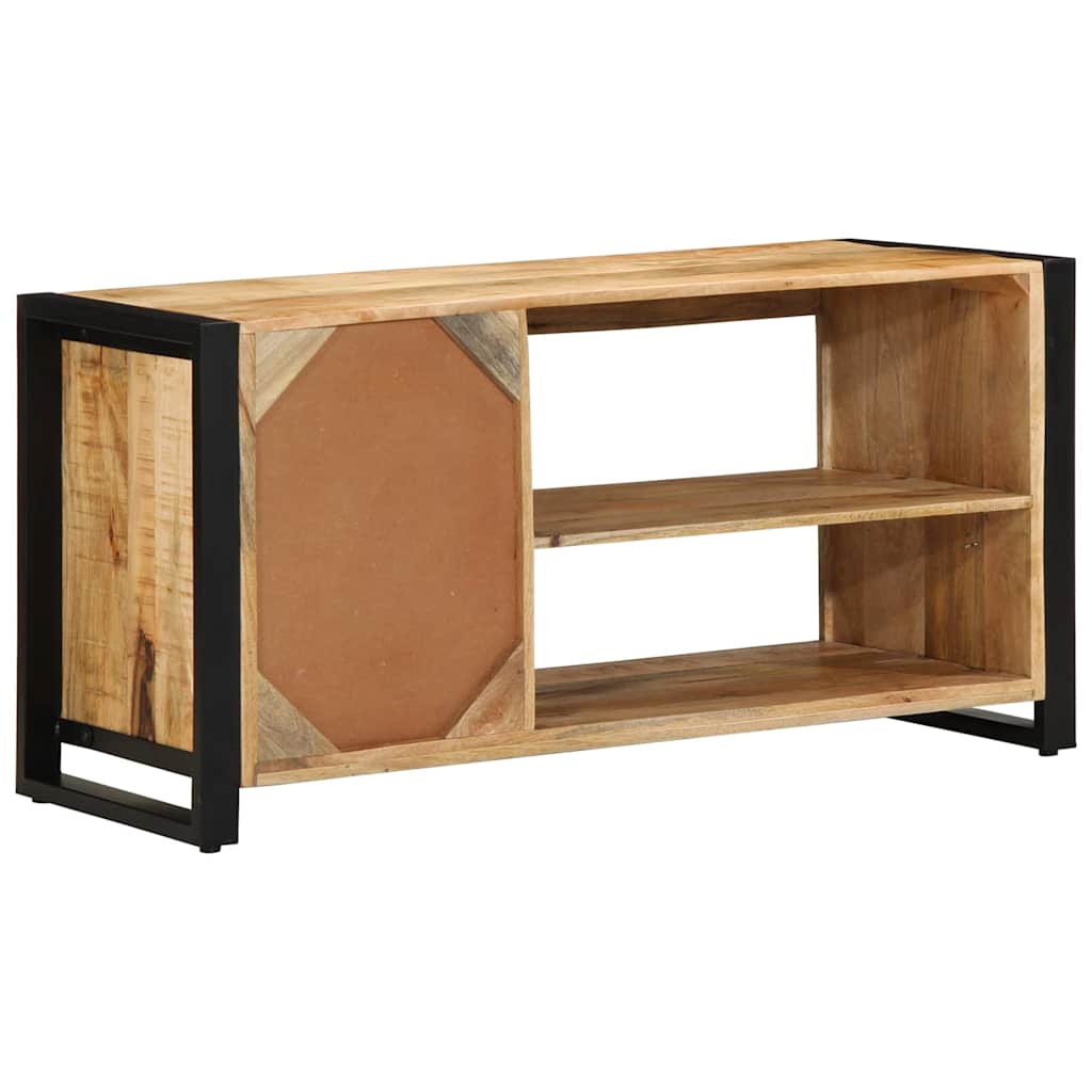 Πάγκος για παπούτσια Καφέ 100 x 40 x 50 cm Μασίφ ξύλο μάνγκο - Pakobazaar