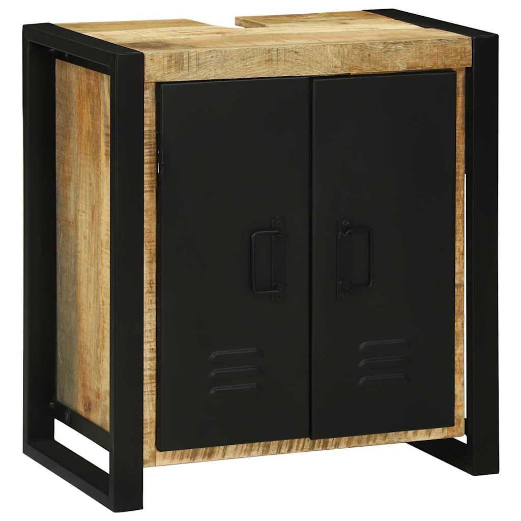 Ντουλάπι νιπτήρα Καφέ 55 x 35 x 60 εκ. Στερεό ξύλο μάνγκο - Pakobazaar