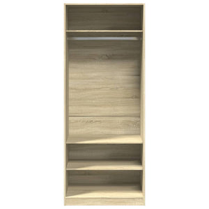 Ντουλάπα Χρώμα Sonoma Δρυς 80x50x200 εκ. από Επεξ. Ξύλο