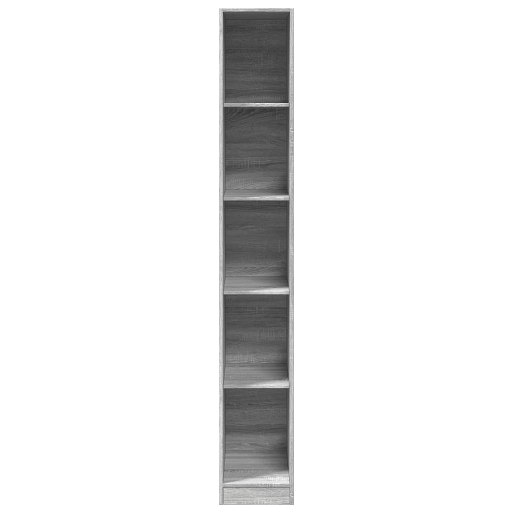 Ντουλάπα Γκρι Sonoma 30x50x200 εκ. από Επεξεργασμένο Ξύλο